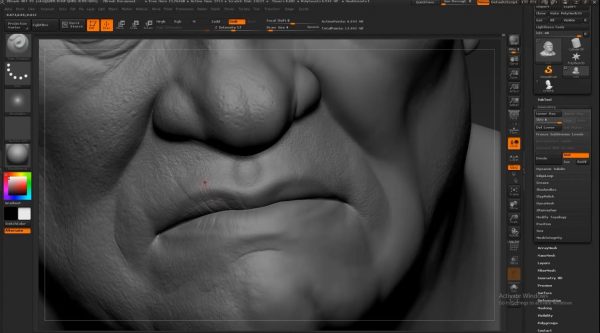 how to sculpt realistic skin in zbrush with adam skutt